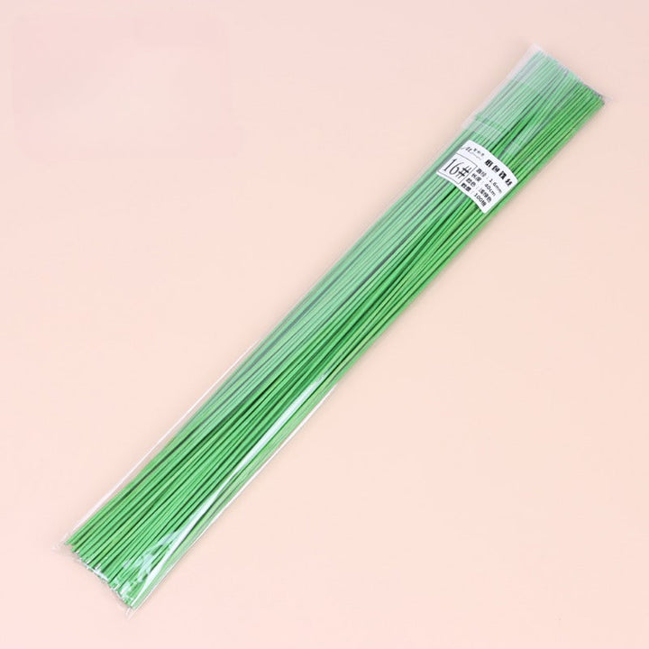 Light Green Floral Wire for Crafts Pack 100, perfect as floral supply.