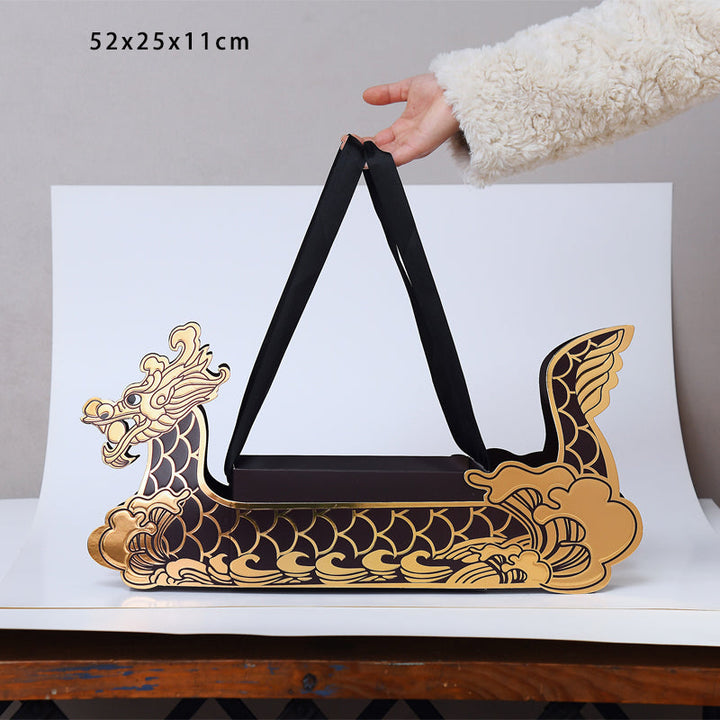 Dragon Year Dragon Boat Shaped Gift Box