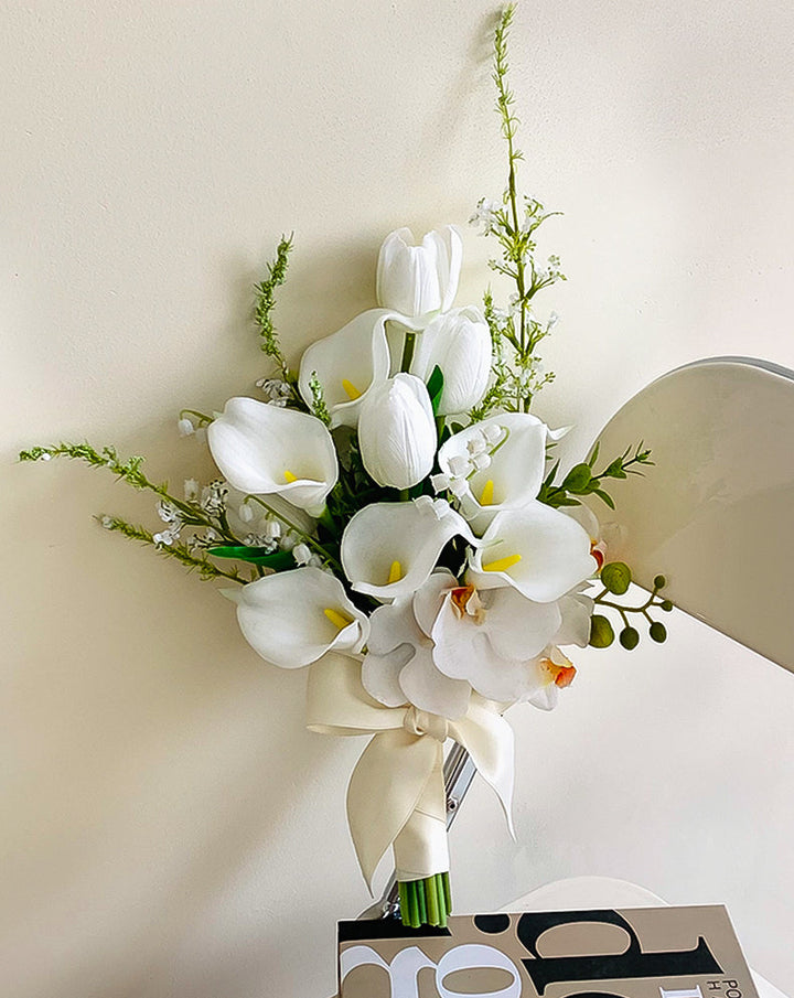 Artificial Calla Lily Flower Bridal Bouquet