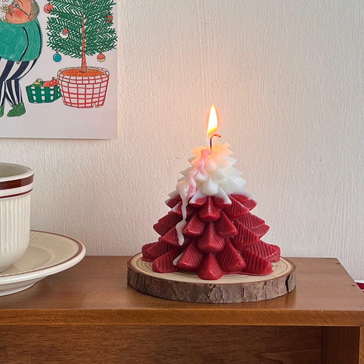 Snowy Christmas Tree Scented Candle