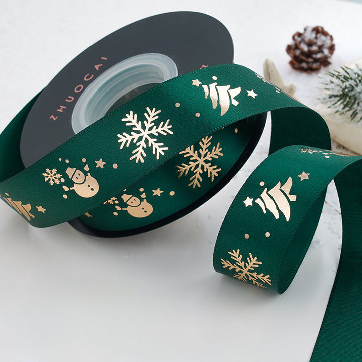 24 Yards Christmas Satin Ribbon for Crafts is a wonderful addition to your christmas arrangements collection.