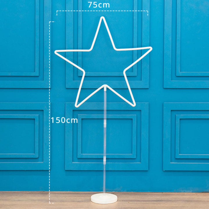 Heart Star Circle Shaped Balloon Stand Kit