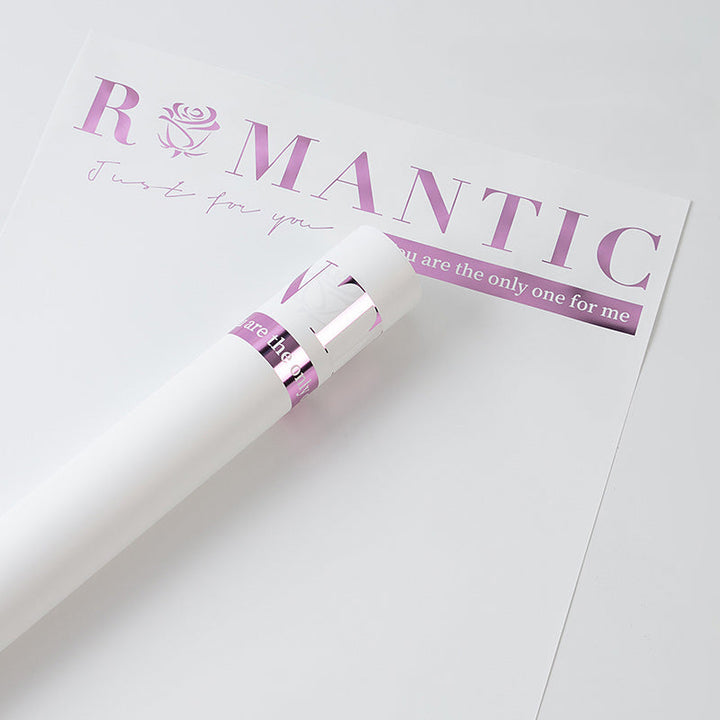 ROMANTIC Letter Printing Bouquet Paper Pack 20 (46x30cm) is a delightful addition to your valentine flower collection.