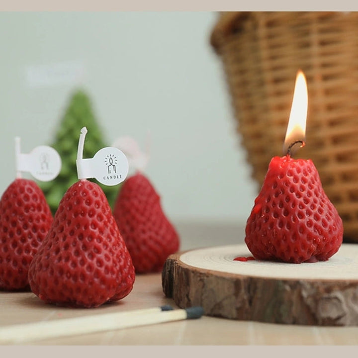 Strawberry Scented Candle Party Events Gift