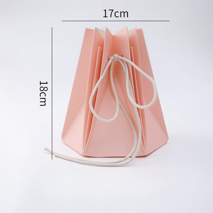 Drawstring Waterproof Paper Flower Vase Pack 10