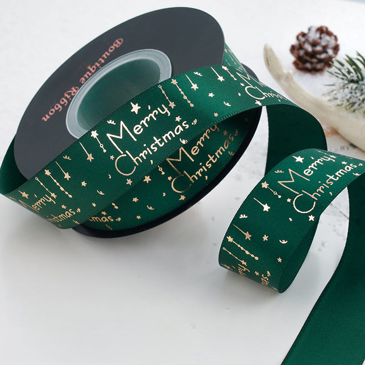 24 Yards Christmas Satin Ribbon for Crafts is a wonderful addition to your christmas floral collection.