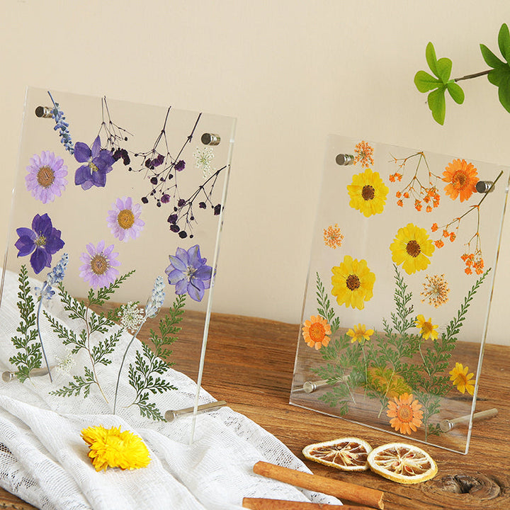 Dried Flowers Pressed Flowers Photo Frame DIY Kit is a perfect addition to your florist supply collection.