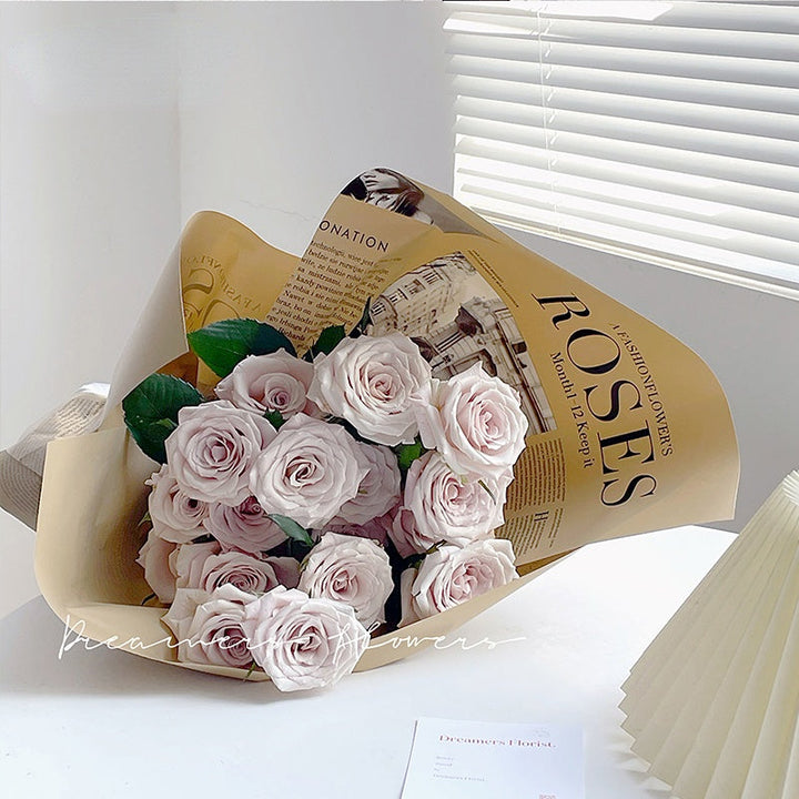 Set of 20 Newspaper Korean Bouquet Package Paper