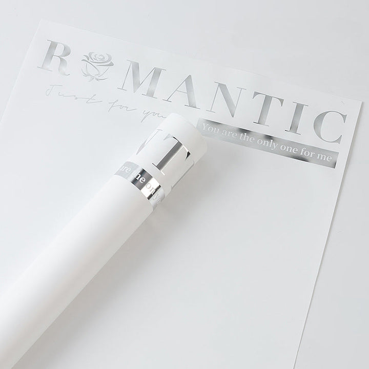 ROMANTIC Letter Printing Bouquet Paper Pack 20 (46x30cm) is a delightful addition to your valentine flowers collection.