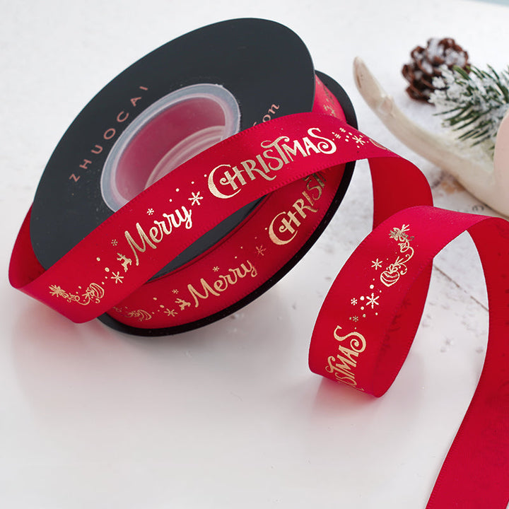 24 Yards Christmas Satin Ribbon for Crafts is a wonderful addition to your christmas arrangements collection.