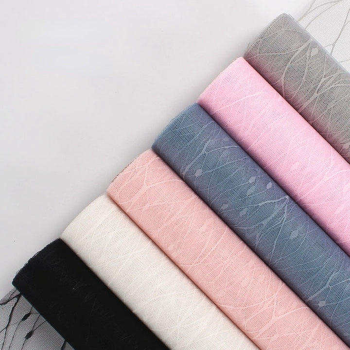 Lace Wrapping Korean Style Flower Packaging Tulle Roll (50cmx5Yd)