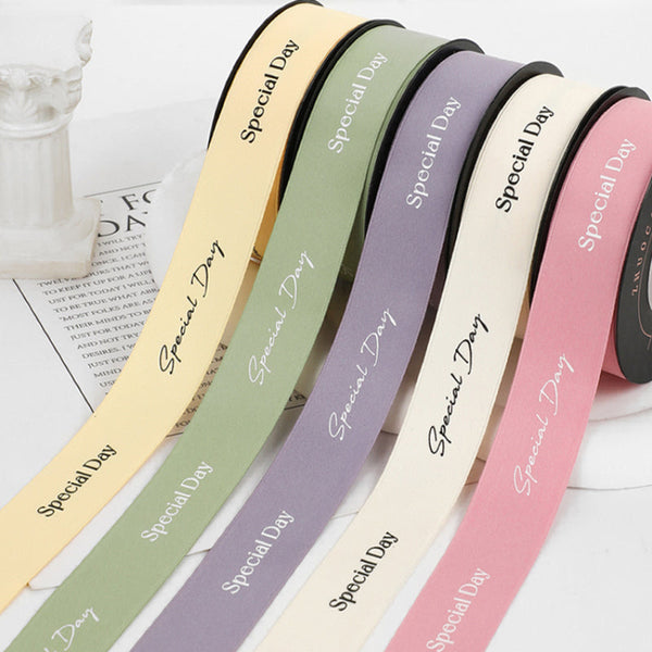 SPECIAL DAY Cotton Satin Ribbon (20mmx10Yd) is a delightful addition to your valentine's day flowers collection.