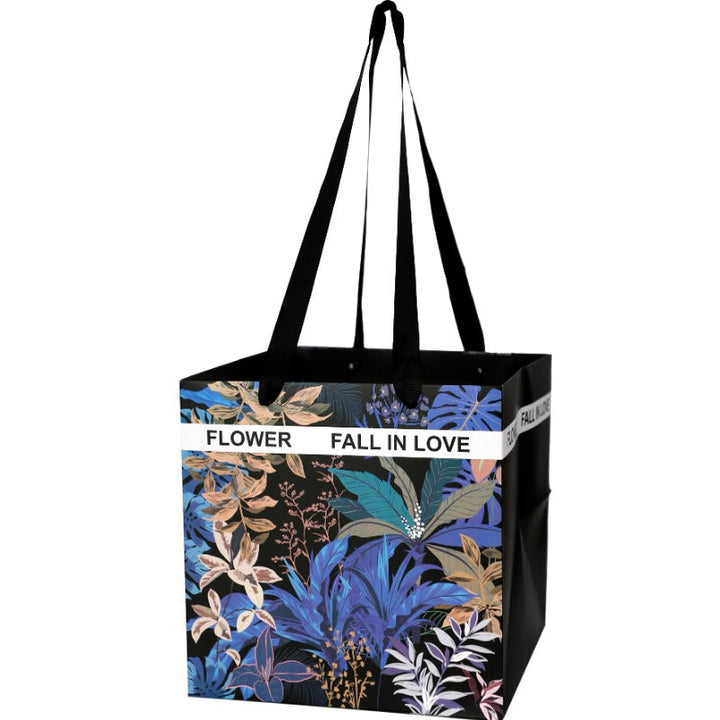 Tropical Floral Large Wide Bottom Square Gift Bags Pack 6 is a delightful addition to your valentine flowers collection.