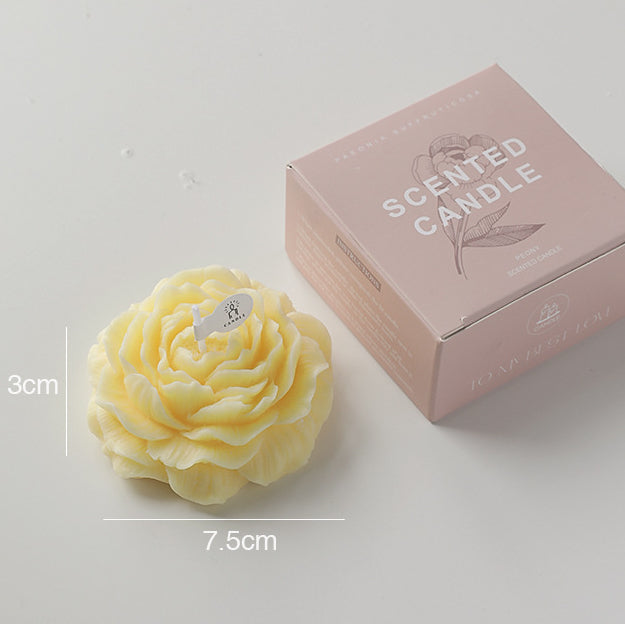 Peony Flower Scented Candle