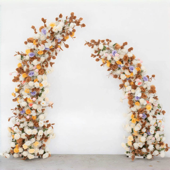 Wedding Arch Autumn Florals with Stand Frames for Wedding Proposal Party Decor