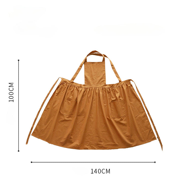 Water-Resistant Summer Cotton Apron for Women