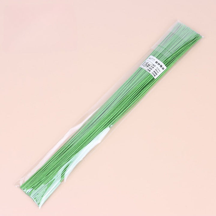 Light Green Floral Wire for Crafts Pack 100, perfect as floral supplies.