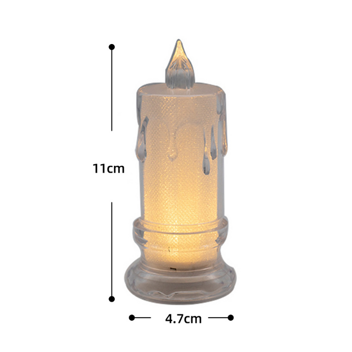 Flameless Led Pillar Candles Light