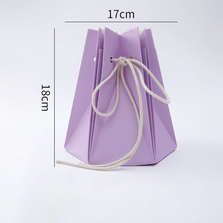 Drawstring Waterproof Paper Flower Vase Pack 10