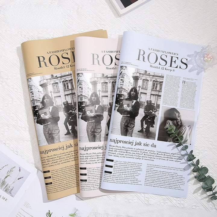 Set of 20 Newspaper Korean Bouquet Package Paper