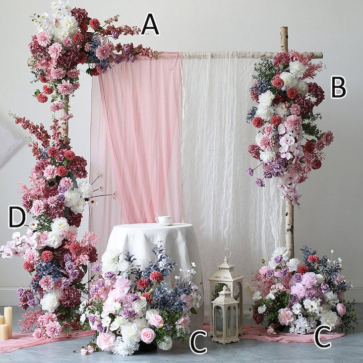 Red Pink Wedding Arch for Wedding Party Decor Proposal