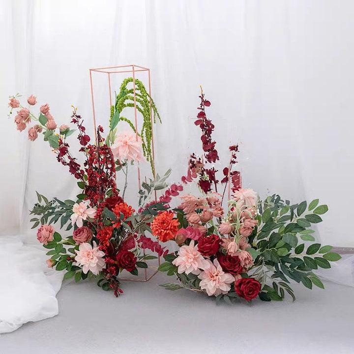 Colourful Wedding Arch Flowers for Wedding Party Decor Proposal