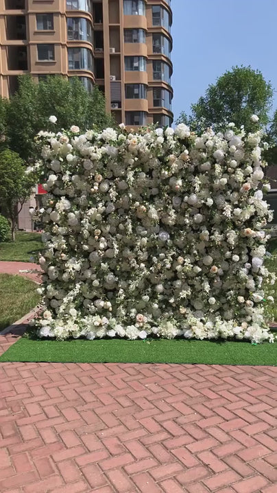 3D Flower Wall - Enchanted Garden Floral Wall Backdrop