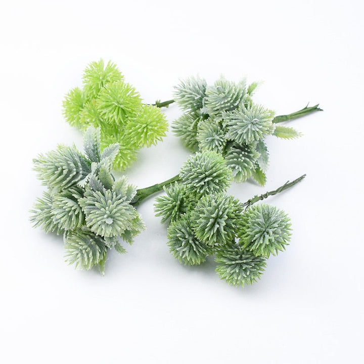 6pcs Plastic floristics artificial plants wedding decorative flowers needlework brooch vases for home decor christmas garland, perfect as fake indoor plants.