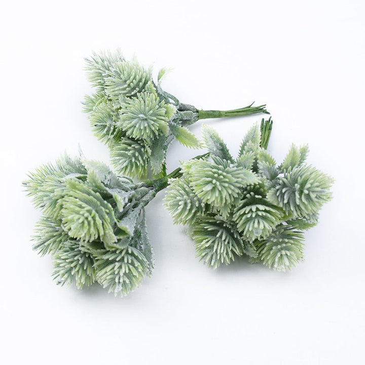 6pcs Plastic floristics artificial plants wedding decorative flowers needlework brooch vases for home decor christmas garland, perfect as fake indoor plants.