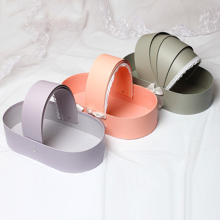 Cradle Shaped Paper Gift Wrapping Box