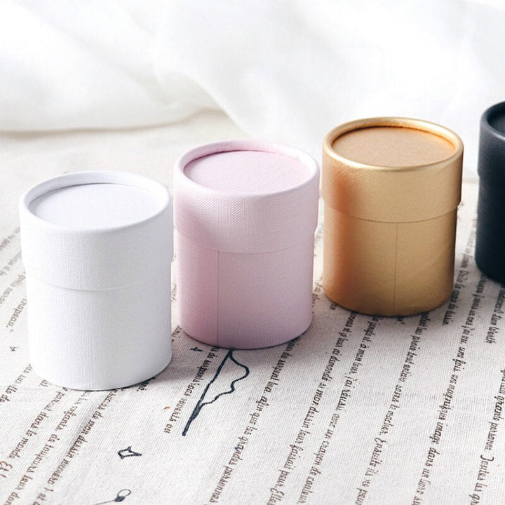 Set of 6 Mini Size Round Gift Wrap Boxes