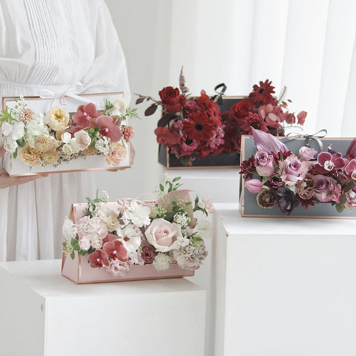 Set of 5 Flower Wrapping Boxes