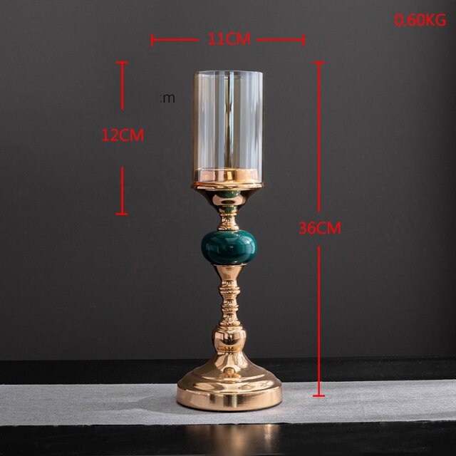 Crystal Candle Holders Candle Lantern Gold Candle Holders Wedding Centerpieces Center Table Candlesticks Parties Home Decor