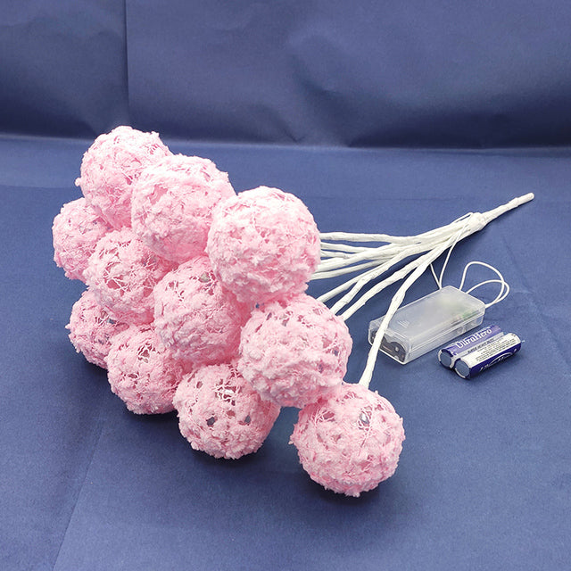 Mini Ball Shaped Lantern Light Bouquet Florist Decorations, perfect as florist supplies.