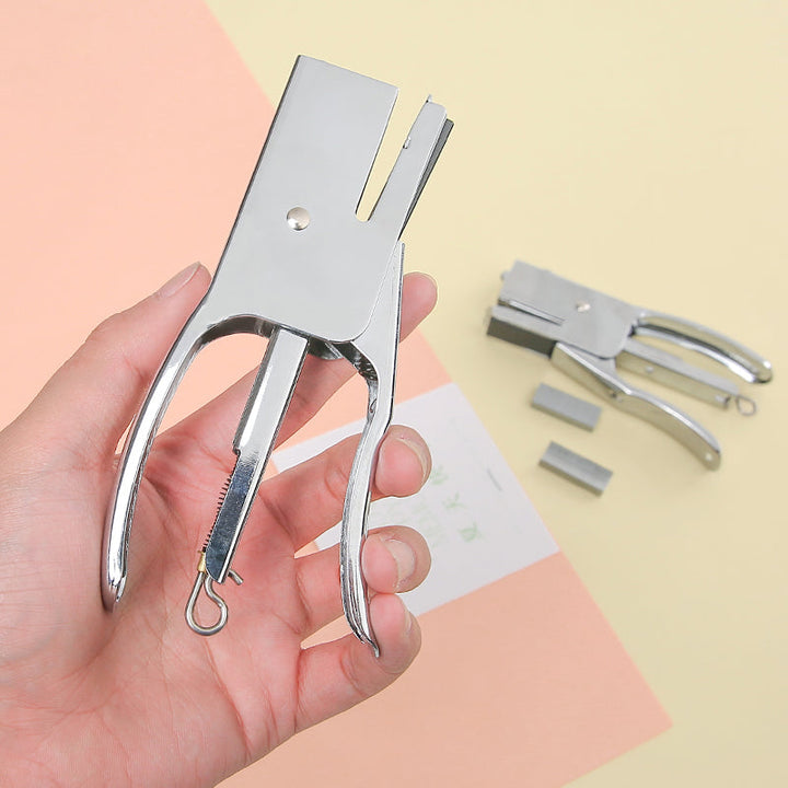 Plier Stapler Silver Stapler for Bouquet Wrapping Flower Shop Tools Equipment