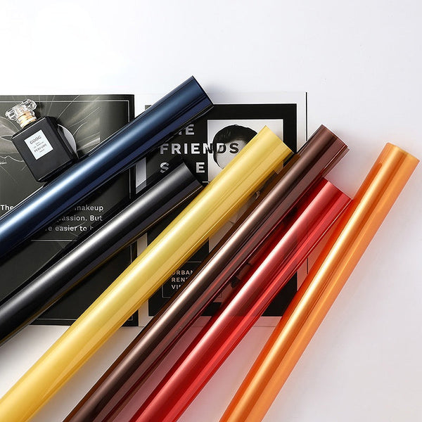 40 Sheets Colored Cellophane Wrapping Paper for Flowers