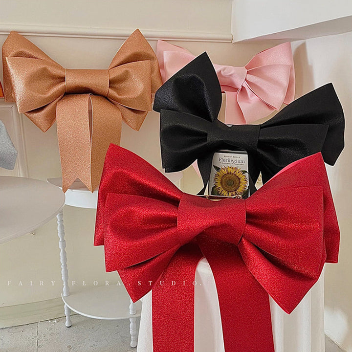 Super Large Size Glittering Gift Bow DIY Kit Decoration 60x70cm